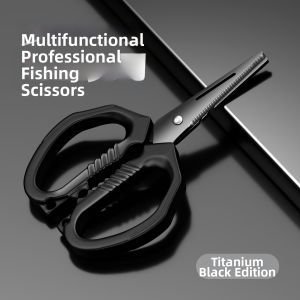Multifunctional Stainless Toothed Blade Fishing Scissors