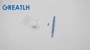 GREATLH Sapphire Blade Clear Cornea Blade ความหนา0.2มม. ใบมีด Double /Single Edge Eyelis Surgery Instrument