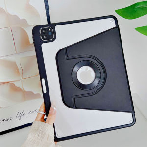 Acrylic Magnetic Detachable  pro 2024 Case with Pen Slot Anti-Bend Hard Shell Protective Cover for 11 Inch Tablets