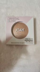JOAH Crystal Glow Jelly Bomb Highlighter - Natural Shimmer Highlighter for Face and Body 9g