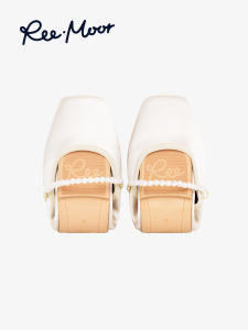 REEMOOR | Comfortable Retro Ballet Flats with Pearl Soft Sole and One-Strap