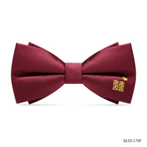 Double Happiness Wine Red Mens Bow Tie Groomsmen Wedding High End Suit Shirt Korean Style Butterfly Knot Trendy