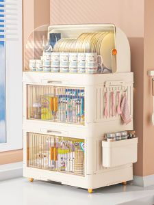 Baby Bottle Storage Box Drain Rack Dustproof Cover Feeding Utensils Special Bowl Spoon Chopsticks Box PP Material Baby Supplies