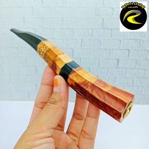 pipa once padutan kayu kelor hitam kombinasi liwung kelor emas bajakah nogosari model belimbing segi 8 S105