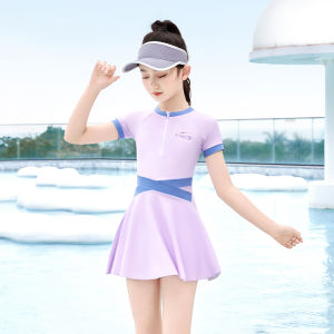 Warrior | Girls One-Piece Dress Swimsuit For Older Children