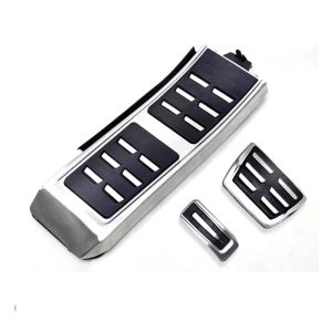 For Audi Q3 Mk1/8U 2012 2013 2014 2015 2016 2017 2018 Car Accelerator Fuel Brake Pedal Rest Foot Pedals Protect Pads Accessories