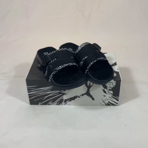 Mikihas - Sandal Slop Pria Slide Kulit Insole Suede Walka ZX