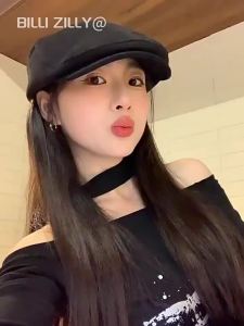 BILLI ZILLY | Mũ trùm đầu kiểu Anh cổ điển Mũ trùm đầu Beret phong cách nghệ thuật đơn giản đa năng cho nam và nữ Mũ trùm đầu mùa xuân thu đông
