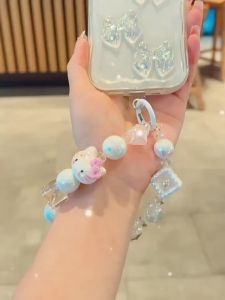 Bandai | New Phone Case Hanging Chain Wrist Anti Loss Hanging Decoration Bead Key Chain Wholesale Crystal Gift For Girlfriends Birthday