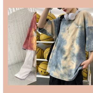 LH.Moonlight ไซส์ใหญ่ เสื้อยืดโอเวอร์ไซต์สีมัดย้อม ปังทุกลุทุคแนว แมทช์ทุกไสตล์