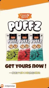 Cindys Recipe Puffz🙀 60gm - ( Chicken / Salmon / Hairball / Hip & Joint / Skin & Coat / Digestion ) Cat Treats