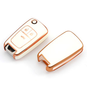 3 Buttons Car Key Case Cover Shell Fob Keyless Protector for Chevy Chevrolet Equinox Malibu Sonic GMC Terrai Impala Camaro Cruze