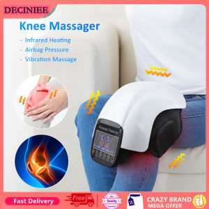 DECINIEE Electric Infrared Heating Knee Massage Air Pressure Physiotherapy Instrument Knee Massage Rehabilitation Pain Relief