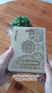 Alquran 30 Juz Lengkap Non Terjemah Mushaf Rasm Utsmani A6 Cover Motif Batik Resleting Ukuran Kecil