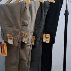 BISA COD - PRODUK TERBARU Celana Kanvas Pria DLC Kualitas Bahan Kanvas Panjang Casual Standar Model reguler