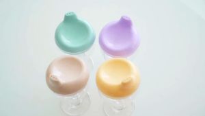 Jin.Lucky  แก้วสำหรับเด็ก แก้วหัดดื่มน้ำสำหรับเด็ก รูปทรงถ้วยไวน์ 150ml. พร้อมส่ง