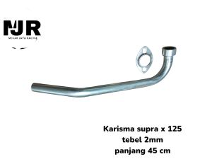 Leher kenalpot leheran knalpot sambungan Karisma Leher Supra x 125