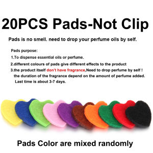 1pc New Heart Shape Car Air Freshener Aromatherapy Perfume Diffuser Clip with 10pcs Pads Auto Air Vent Car Interior Accessories