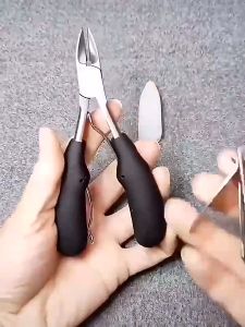 กรรไกรEagle ปลายโค้งแหลม กรรไกรตัดหนัง สแตนเลส กรรไกรตัดเล็บหนังกำพร้า ตัดเล็บขบได้ดี ทนทาน