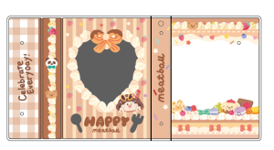 Meatball M5A7A6 Half Ring Binder Angel Inner Pages Original Cute Portable Notebook Bé Gái High Aesthetic Value Business Supplies