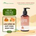 Dung Dịch Vệ Sinh Phụ Nữ Gel X2 Nano Nghệ COCAYHOALA VIETNAM -  dung tích 150ml/chai. 