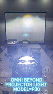 Lampu Kereta OMNI BEYOND P30 Siri 3 Inci LED Dwi-projektor Kanta Kit Projektor LED Kereta (3")