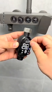 【พร้อมส่งจากไทย】เครื่องวัดอุณหภูมิน้ํา เครื่องวัดอุณหภูมิฝักบัวอาบน้ํา หน้าจอดิจิทัล แสดงอุณหภูมิน้ํา สัมผัสกันน้ำ