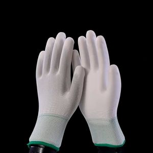 10Pair Anti-Static Labor Protection Gloves Non-slip Wear-Resistant Gloves Breathable Nylon Gloves