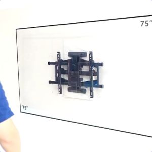 New Nordic retractable rotating TV stand | 32-70 inch TV available | Premium black