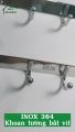 Móc treo đồ nhà tắm Inox 304 PHÁT ĐẠT (6,7,8 móc) không rỉ sét, Móc áo đầu bi inox, giá treo inox (SP012B). 
