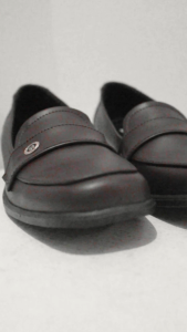 Marley Donka 019-02 Sepatu Pantofel Wanita Sepatu Formal Untuk Kerja Bahan Kulit - Warna Putih