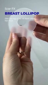 Bộ Miếng Dán Xóa Mờ Sẹo Phẫu Thuật Ngực Rejuvaskin Scar Fx Lollipop Breast Piece (2 miếng)