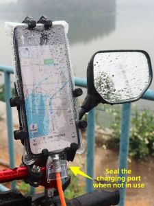 SUNSHINEWORLD | Touchscreen Waterproof Charging Phone Case