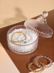 QINGXIANGTAI | High Quality Large Raw Crystal Purification White Crystal Degaussing Stone Bowl