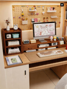 WUBUWEI | Elevating Drawer Desktop Organizer Storage Shelf