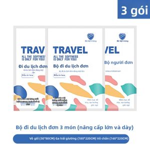 PAMPAS | Bộ Đồ Chăn Drap Giường Dùng Một Lần Thân Thiện Với Du Lịch