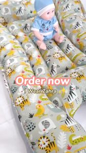 KASUR PERAHU / BABYNEST - Kasur Kapal Bayi Baby Nest Kelambu Bedcover Matras Tidur Kamar Boks Lipat