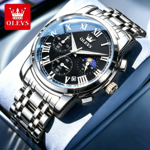 OLEVS | Mens Multifunctional Waterproof Watch