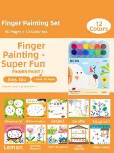 Joan Miro | Non-Toxic Washable Finger Paint for Children