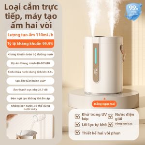 Bộ Khuếch Tán Không Khí Nhỏ Máy Phun Sương Thơm Không Tiếng Ồn Máy Làm Ẩm Không Khí Sử Dụng Tại Nhà Phòng Ngủ Cho Phụ Nữ Mang Thai Và Trẻ Sơ Sinh