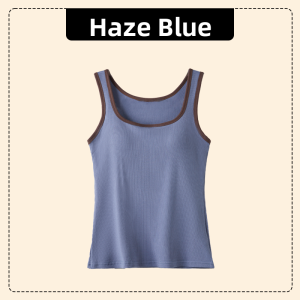 MiiOW | Womens Adjustable Underwear with Padded Cups and Back Covering 3/4 Sleeve Camisole