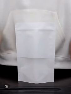 Túi Zip Giấy Kraft TrắngTúi Zipper Đựng Thực Phẩm Nhiều Size 50Túi giá rẻ hơn