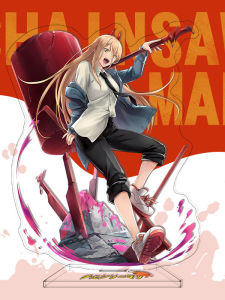 Đồ Trang Trí Acrylic Sawtooth Man Anime Pawa Blood Devil Man Daisuke Macchiato Đồ Trang Trí Hoạt Hình Hai Chiều Đồ Trang Trí Anime