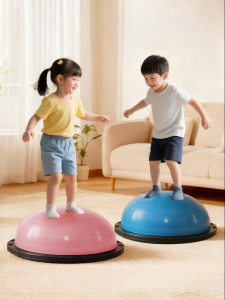 REXUELONG | Childrens Sensory Training Anti-Burst Half Round Balance Ball
