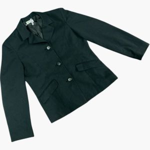 [READY STOCK] Free Size Black Blazer Kot Hitam Sekolah Long Sleeve Coat Woman Wanita Jacket Lengan Panjang OL Ofis 现货黑色西装外套职业上班