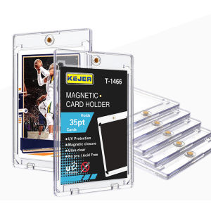 กล่องใส่การ์ดใส 1/5/10 ชิ้น แบบแม่เหล็ก สำหรับการ์ดเกม กีฬา การ์ดสะสม กล่องโชว์การ์ด ปกป้องรูปถ่ายไอดอล Kpop