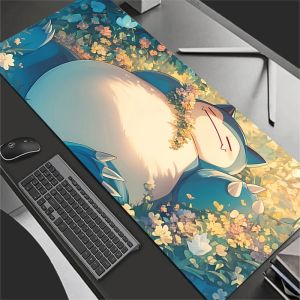 Bandai | Mouse Pad Kawaii Gaming Accessories ESports Notbook Computer Speed Mini Pc Gamer Keyboard Desk Mat P-Pokemons Mimikyu Mousepad