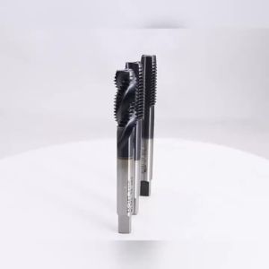 Mũi Taro Máy Tiện Ren Thẳng M35 Phủ Nitơ HSS-E Cobalt Dùng Cho Thép Không Gỉ Dụng Cụ Gia Công Kim Loại Hướng Ren Phải