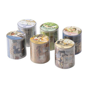 Stickers Punk | Vintage Holiday Decorative Tape City Forest Manor Scrapbooking