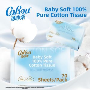 COROU | Soft Cotton Baby Face Towel 70pcs